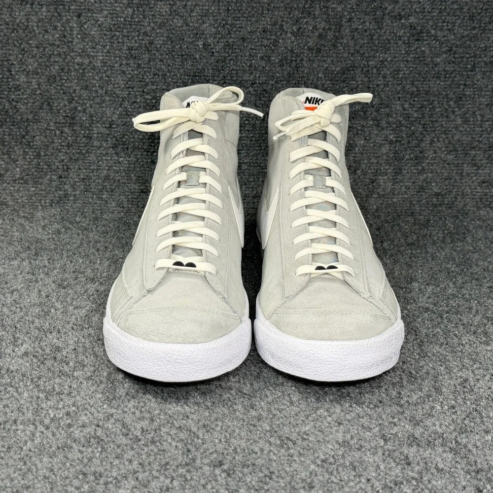 Nike Blazer Mid 77 Shoes Men's 13 Light Smoke Grey White Athletic Retro Sneakers
